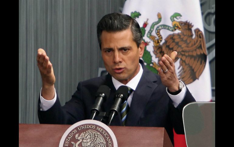 El Presidente Peña afirma que las recién aprobadas reformas traerán cambios para beneficio de México. SUN /