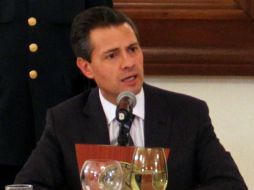 Peña Nieto afirma que su gobierno quiere ser aliado del impulso emprendedor de las empresas del país. NTX /