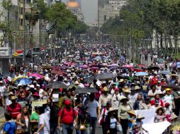 Integrantes de la CNTE señalan que aún no tienen definidas las acciones para realizar la marcha. ARCHIVO /