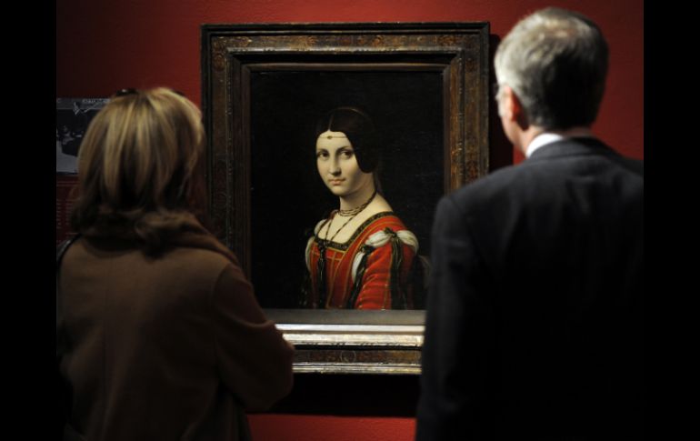 El lienzo no tiene ningún problema de conservación. AFP /