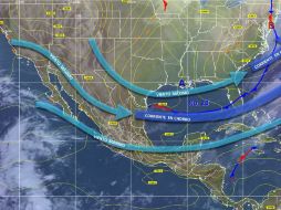 El Golfo de México tendrá ambiente medio nublado y probabilidad de precipitaciones ligeras a moderadas. ARCHIVO /