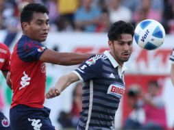 Márquez Lugo durante el juego contra Veracruz. MEXSPORT /