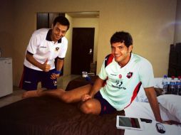 José (d) asegura que en México siempre les va bien a los paraguayos y por eso quiere venir. Twitter: @orti1987. ESPECIAL /