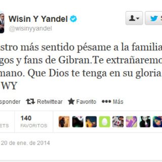 Wisin y Yandel lamentan muerte de Gibran, de 'La Voz'