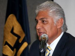 'Hoy todavía estoy, pero en el futbol no es una irrealidad, hoy estamos y mañana vamos a ver', declara el director deportivo. ARCHIVO /