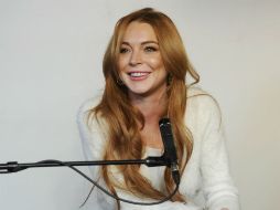 Lohan dijo estar agradecida de estar en Sundance y trabajar en una película. AP /
