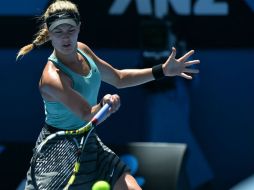 Eugenie Bouchard durante su juego. AFP /