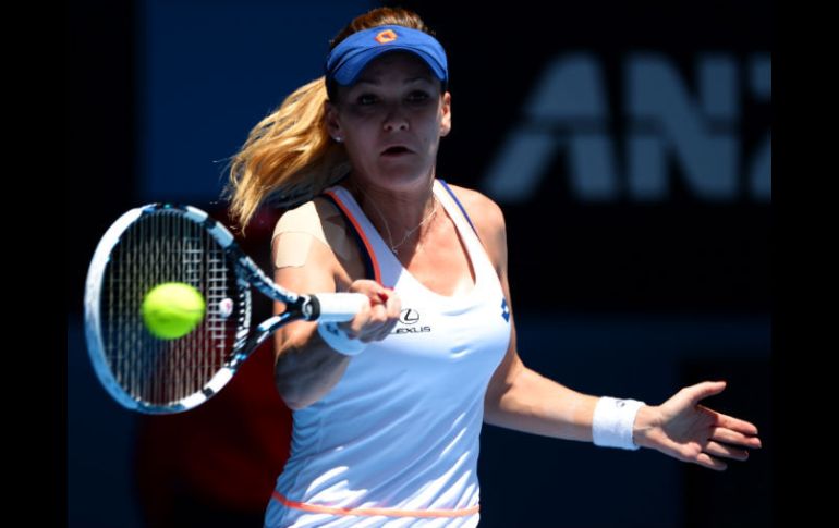 Radwanska por primera vez en su carrera, se coloca en la ronda de las cuatro mejores del primer Grand Slam de la temporada. AFP /