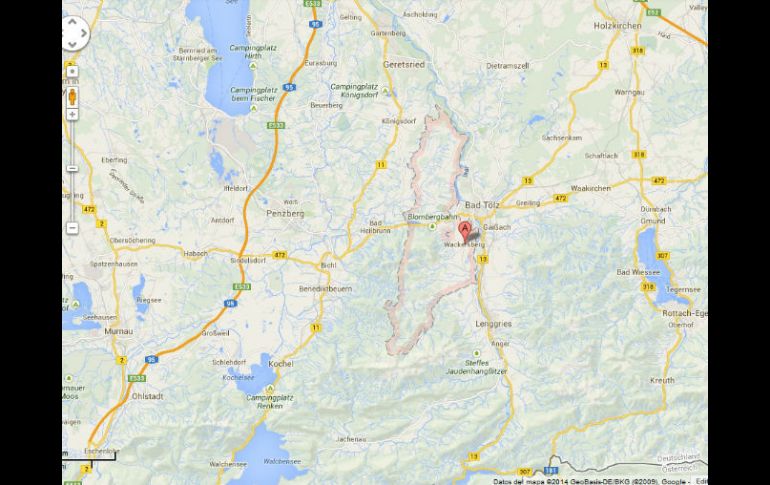 Tras varias alertas en medios alemanes y en la red social Twitter, Google procedió a corregir ese error en el mapa de Berlín. ESPECIAL /