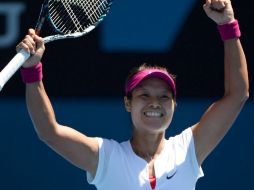 Li es la única ganadora de un título de Grand Slam que sigue en carrera. AFP /