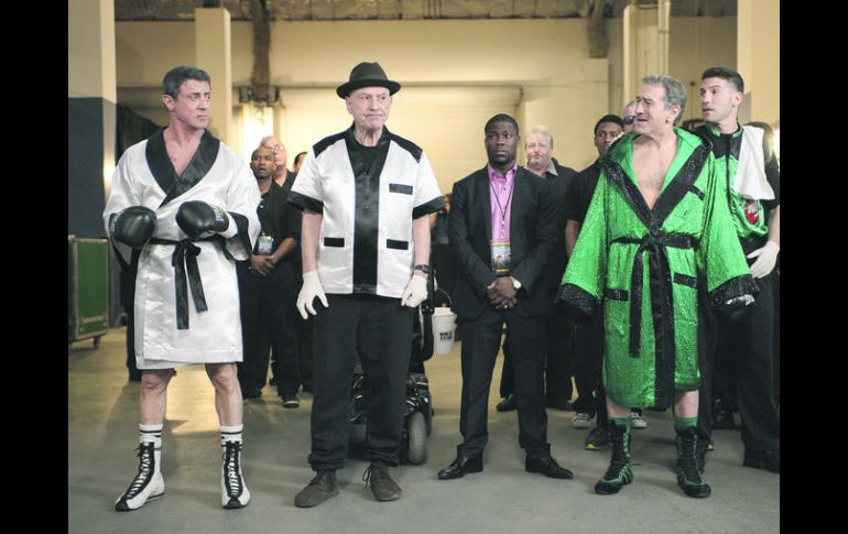 De Niro y Stallone, como en sus años mozos. ESPECIAL /