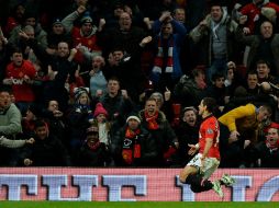 El jalisciense Javier 'Chicharito' Hernández juega como delantero en el Manchester United. AFP /