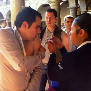 Instalan módulo de vacunación en el Congreso