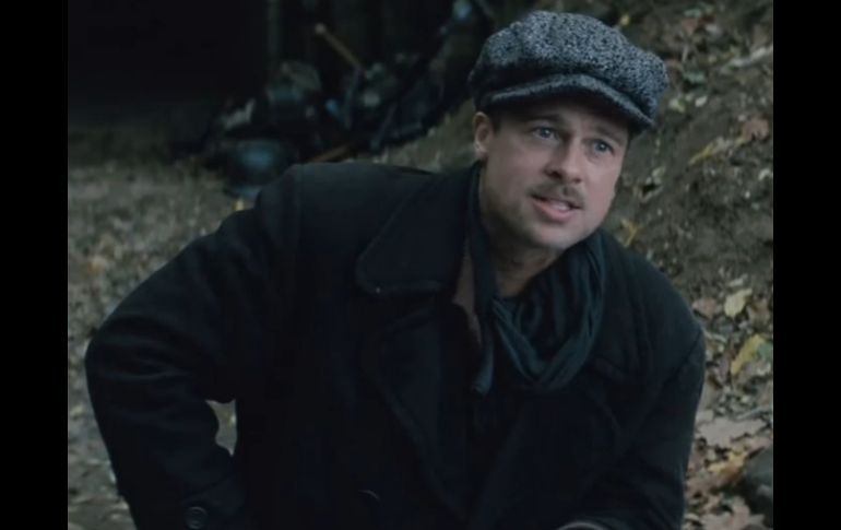 Ortolani colaboró en momentos musicales de 'Inglorious Basterds', donde participa Brad Pitt. Imagen tomada de YouTube. ESPECIAL /