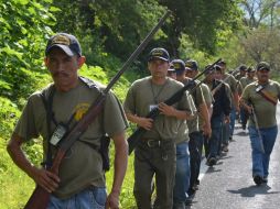 La Policía Comunitaria afirma que entraron al poblado porque los habitantes del lugar pidieron su intervención. ARCHIVO /