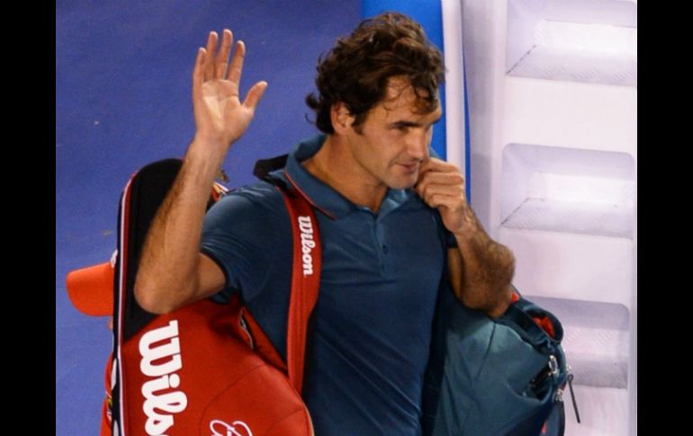 Luego de su derrota, Roger se sintió un poco decepcionado. AFP /