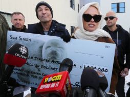 La estrella de 'Baywatch' asegura que este viaje ha cambiado su vida. AFP /