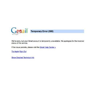 Usuarios reportan problemas en Gmail