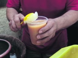 La bebida de origen está preparada con masa de maíz, limones, sal y piloncillo, la nieve de limón fue incorporada después.  /