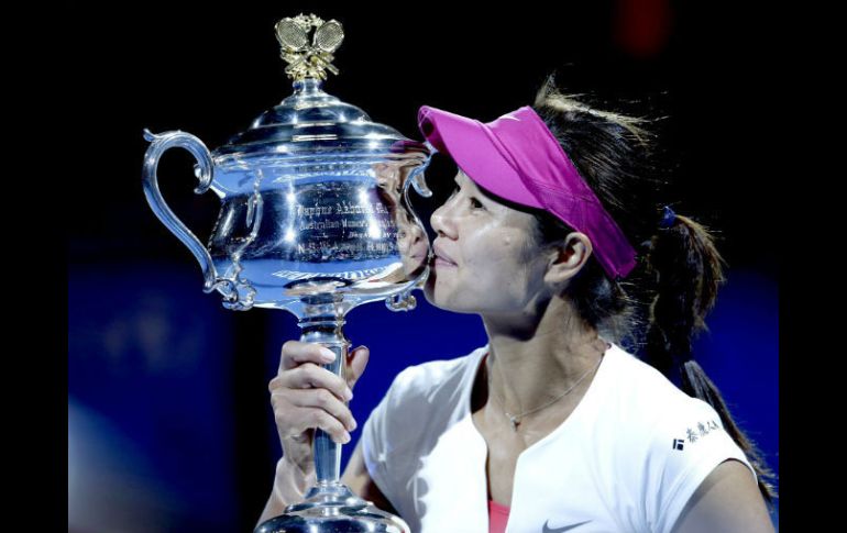 Na Li, finalista en 2011 y 2013, hoy logró llevarse el primer Gran Slam de la temporada. EFE /