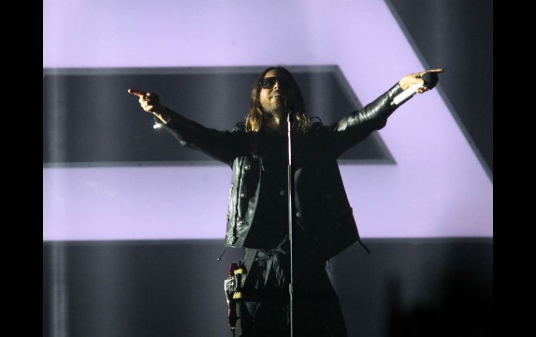 'Es asombroso tocar en México', dijo el vocalista de la agrupación. NTX /