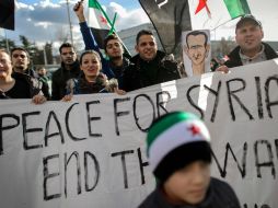 Grupos activistas han mostrado su apoyo a la paz en la región. AFP /