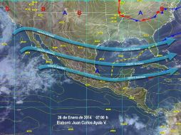 Para la Mesa Central se pronosticó cielo despejado a medio nublado, temperaturas frías a muy frías por la mañana y la noche. Foto: SMN ESPECIAL /
