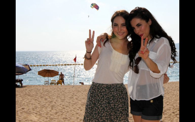 Higareda cumple uno de sus grandes sueños al trabajar al lado de su hermana, Miriam. NTX /