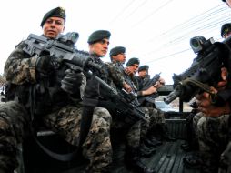 Fuerzas de seguridad hondureñas realizan el operativo en el departamento Gracias a Dios, santuario de cárteles de narcotráfico. ARCHIVO /