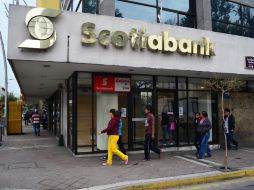 Scotiabank anuncia que prevé incrementar su participación en el mercado en los próximos cuatro años. ARCHIVO /