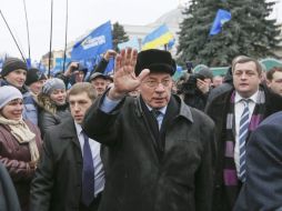El primer ministro de Ucrania, Nikolai Azárov, ha presentado su dimisión, mientras está reunida la Rada Suprema. ARCHIVO /