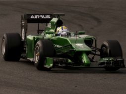 Ericsson dio solo una vuelta hoy en la pista española con su vehículo. AFP /