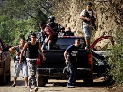 Un grupo de autodefensa surge este martes en el municipio michoacano de Yurécuaro. ARCHIVO /