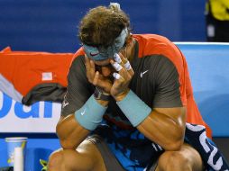 Rafa tuvo varios problemas en el duelo por el título en Melbourne ante Wawrinka. AFP /
