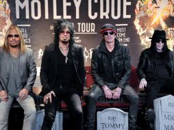 La agrupación ha estado integrada por Vince Neil, Nikki Sixx, Mick Mars y Tommy Lee. AP /