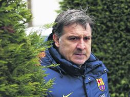 Despreocupado. El timonel argentino del Barcelona da la bienvenida al rol asistidor de Lionel Messi. EFE /