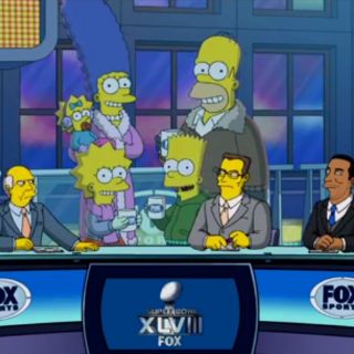 Los Simpson viven el Super Bowl