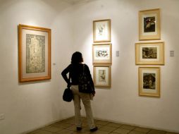 La exposición corre a cargo de alumnos de escuelas de ambos países. ARCHIVO /