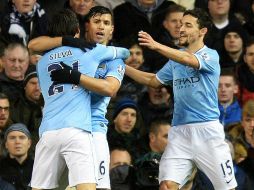 El City ahora disfruta de las mieles del éxito en el campeonato. EFE /