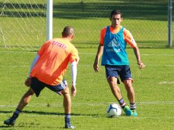 Castro, durante uno de los entrenamientos con Chivas. ARCHIVO /