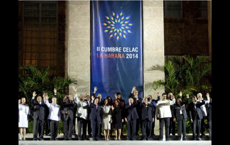La Celac reunió a todas las naciones del continente salvo Estados Unidos y Canadá. EFE /