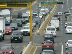 El tránsito se mantiene cargado desde Santa Margarita hasta avenida Acueducto (en el sentido Norte hacia el Sur). ARCHIVO /