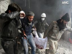 La localidad continúa en guerra y los ataques están a la orden del día. AFP /