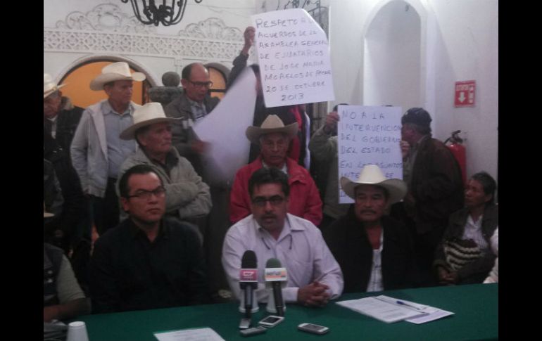 El secretario general del FGTEM asegura que la compra de terrenos ha sido con base en presiones y amenzas.  /