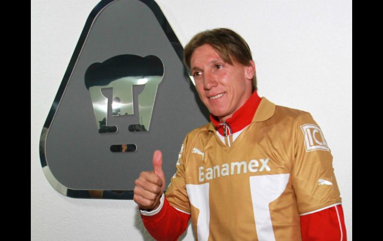 Leandro cumple su segunda etapa con los universitarios, donde vivió sus mejores épocas. STRAFFONIMAGES  /