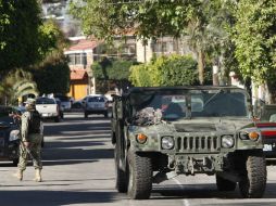 Elementos del Ejército realizan revisiones en Patria Universidad.  /
