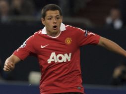 Eduardo Hernández, representante de ' Chicharito', no cerró la puerta para la salida del delantero en un futuro. ARCHIVO /