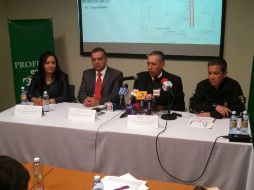 Pedro Benítez, encargado de Despacho del organismo, explica que Jalisco será la primer ciudad de implementación de las acciones.  /