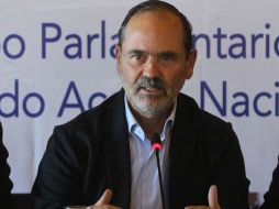El líder panista recalca que el Partido Acción Nacional anhela seguir siendo un motor de las transformaciones que el país requiere. NTX /