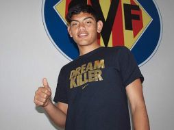 Jorge Espericueta,  fichado por el cuadro B del Villarreal. ESPECIAL /